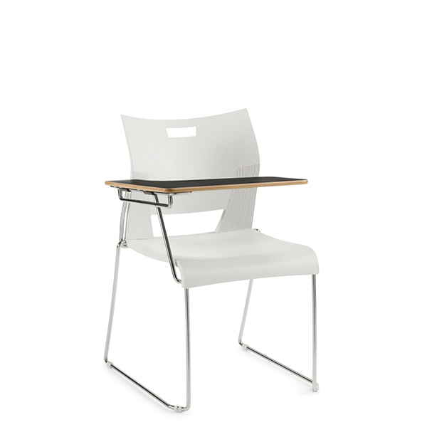 global Duet 6621TRR-Armless Chair with Right Tablet