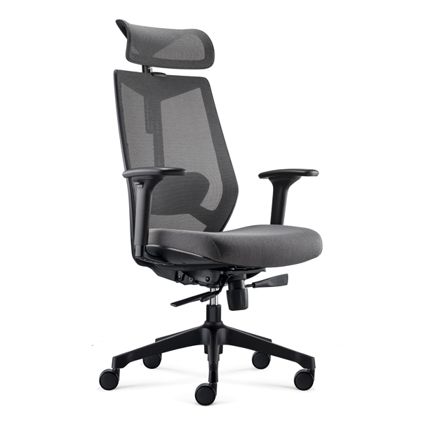 Ignite Ergonomic Task chair with Headrest-D00253H-GG