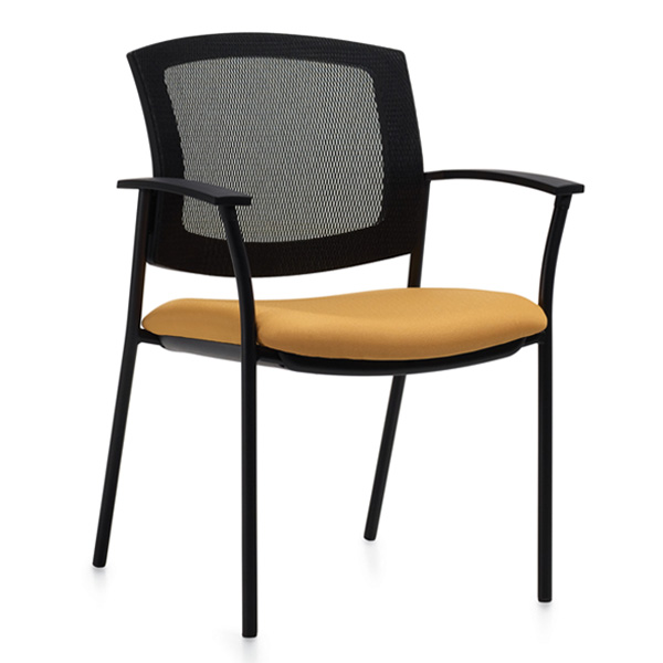 global Ibex Mesh Back Stacking Guest Chair-MVL2809